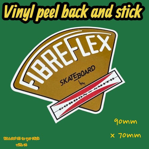 Fibreflex vinyl sticker - g&s,
