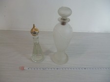 2 x Vintage Crystal Cut Glass