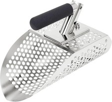 Sand Scoop for Metal Detecting, Stainless Steel Detector Scoop, Metal Detecting