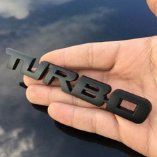 3D TURBO Logo Black Styling