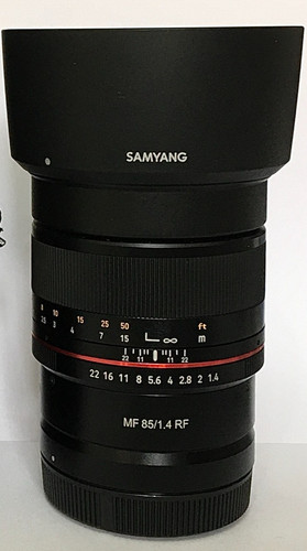 Samyang 85mm 4 rf - samyang, f/1.4