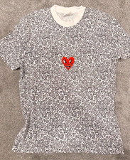 Keith Haring Print T-shirt with Embroidered Heart, Small, never worn, Tee