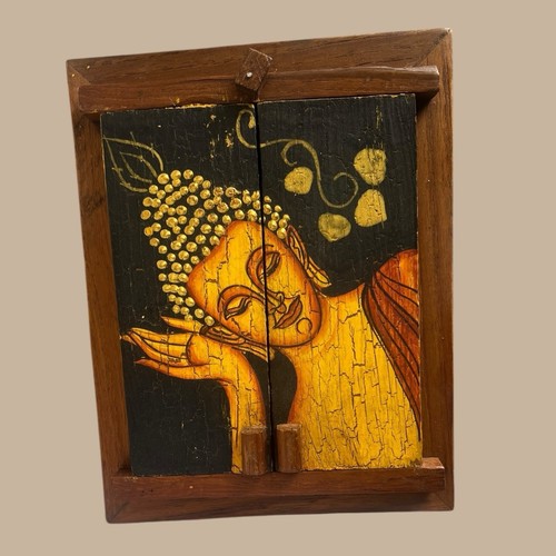 Thai handmade teakwood mirror - thai,