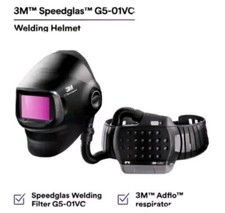 Speedglas G5-01 Welding Helmet with G5-01VC ADFLO Filter- 617830 VARIABLE COLOUR