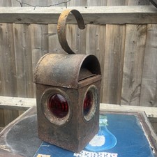 Antique Kerosine Railroad Lamp
