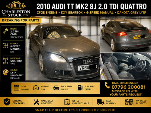 Breaking 2010 audi - 2010, tt