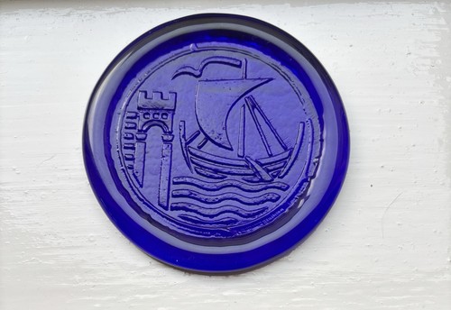 Handmade bristol blue - bristol, glass