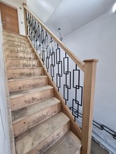 Metal Stair Spindles Railings Balustrade Steel custom design, made to size 