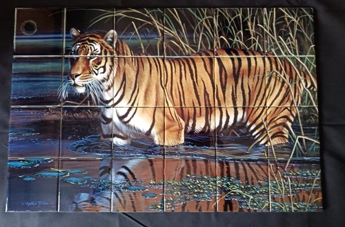 Damaged ceramic tile mural - *, damaged*