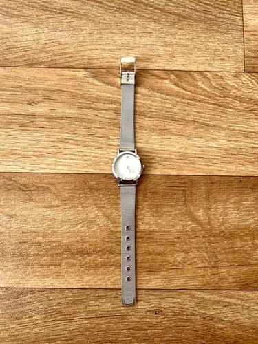 Movado stainless steel mesh - stainless,