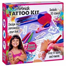 Airbrush Tattoo Kit Pink
