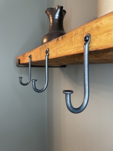 Hand forged blacksmith nail - hand,