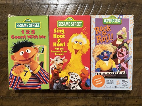 Sesame street vhs lot tested - vhs,