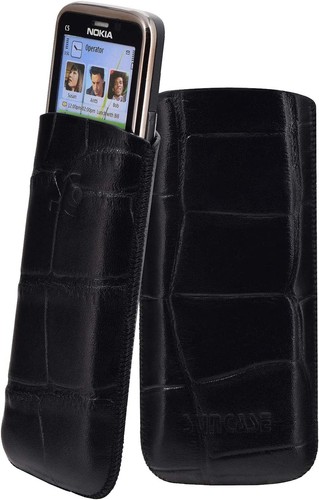 Suncase genuine leather phone - genuine,