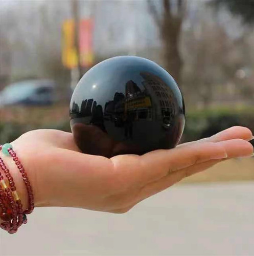 60mm natural obsidian polished - natural,