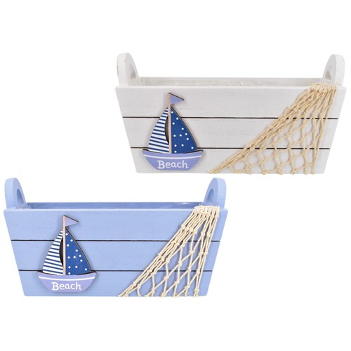 Small nautical wooden - nautical, storage