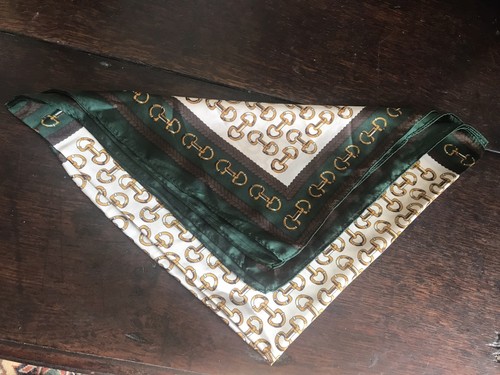 Vintage style 100 silk scarf - vintage,