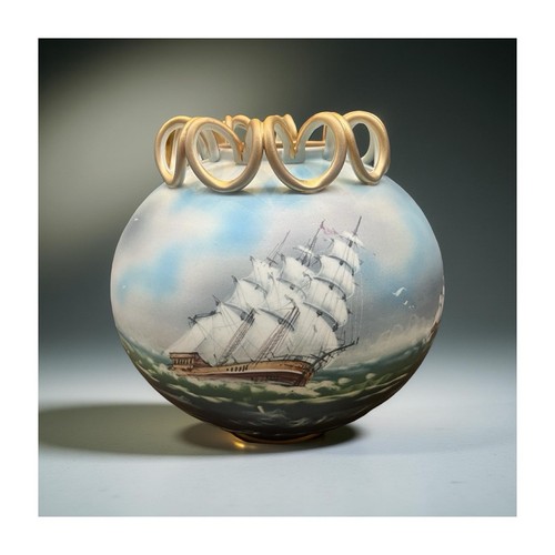 Art deco ceramic vase - art,