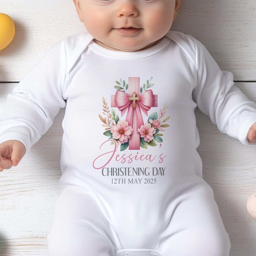 Personalised baby christening - baby,