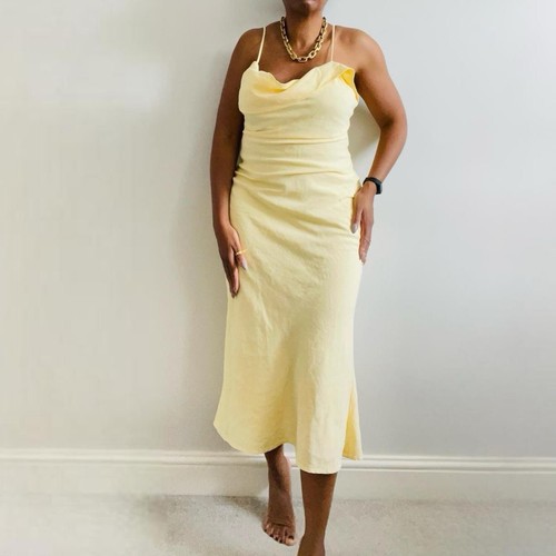 Zara yellow ramie - zara,