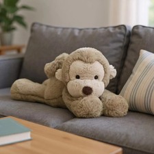 NEW Jellycat Smudge Monkey Medium NWT with Dust Bag Plush Christmas Gift