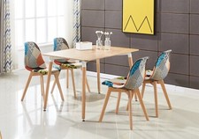 Patchwork Dining Set - 4 x