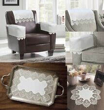 Luxury Jacquard Lace Sofa Arm