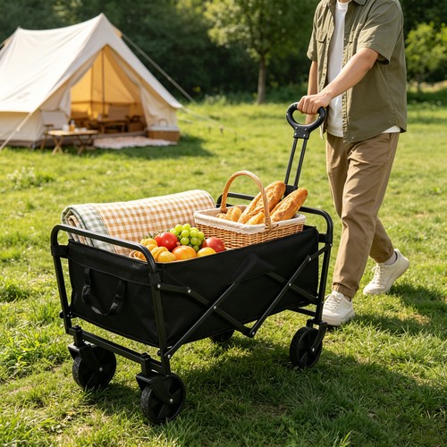 150kg wheel shopping trolley - 4,