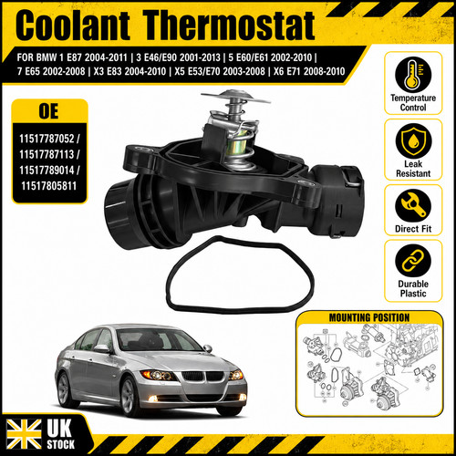 Coolant thermostat 11517787052 - coolant,