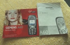 Siemens A60 Mobile Phone Quick
