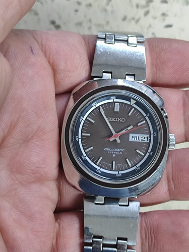 Nos rare 1974 seiko - rare, bell-matic