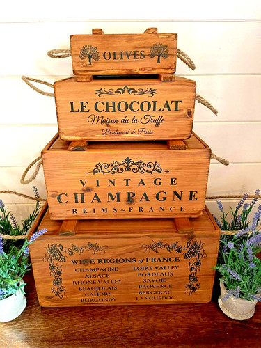 Vintage rustic wooden crate - vintage,