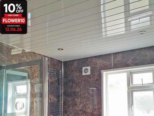 Bathroom ceiling cladding - bathroom,