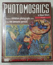 Photomosaics JigSaw Puzzle     1000 piece    EARTH by Robert Silvers  NEW