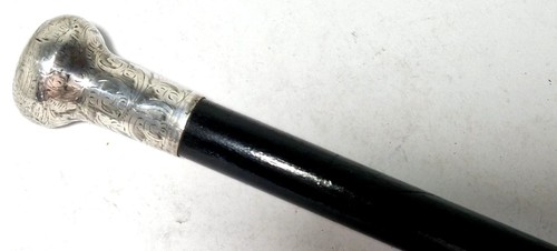 Antique ebonised walking - 36",
