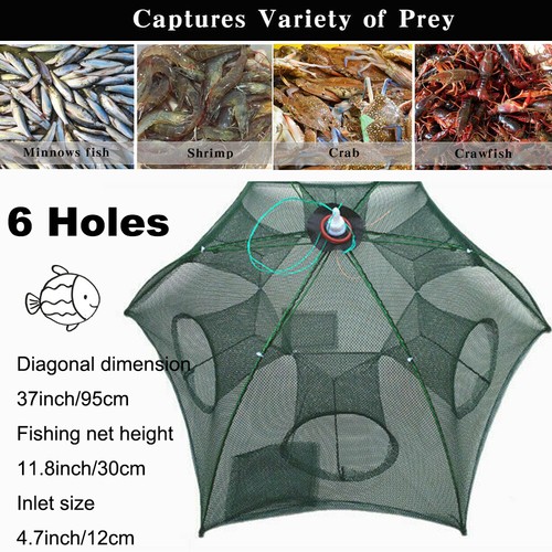 Fishing net holes foldable - fishing,