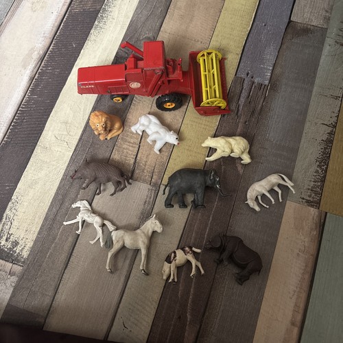Matchbox combine harvester - matchbox, and