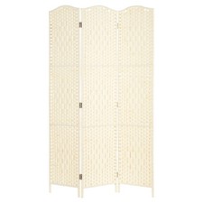 3 Panel Cream Weave Hand Made