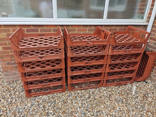 Plastic food crate vegetable - plastic,