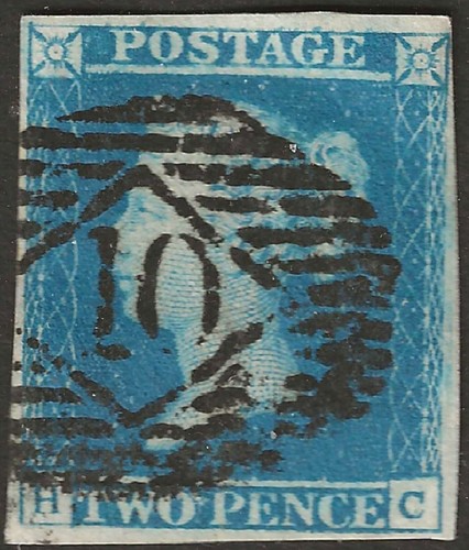 1841 two penny blue - gb, qv