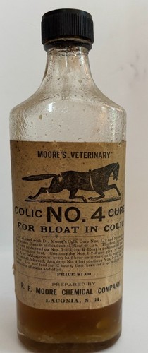 Moore colic cure - cure,, old