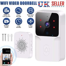 New Smart WiFi Wireless Video Doorbell Security Camera Door Bell Intercom UK
