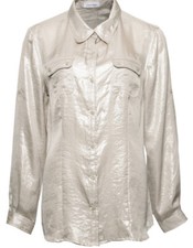 Calvin Klein Metallic Silver