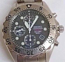 [EXC+5] SEIKO scuba diver's 200m chronograph 7T92-0BD0 45mm Men's Quartz Watch