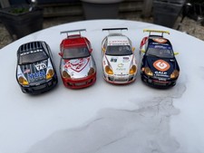 SCALEXTRIC PORSCHE 911 GT3R x 4 all working 
