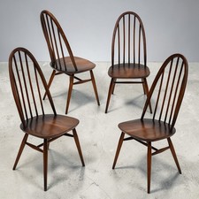 4 Ercol Dining Chairs Windsor