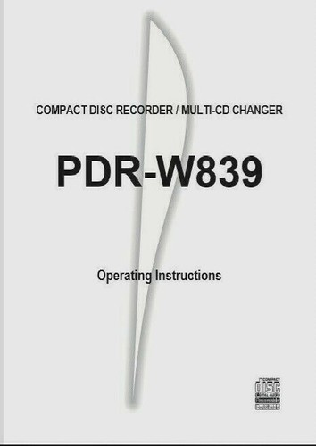 Pioneer pdr w839 multi - pioneer,