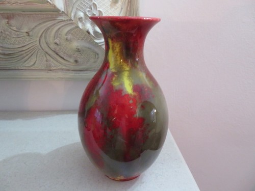 Royal doulton rare flambe vase - doulton,