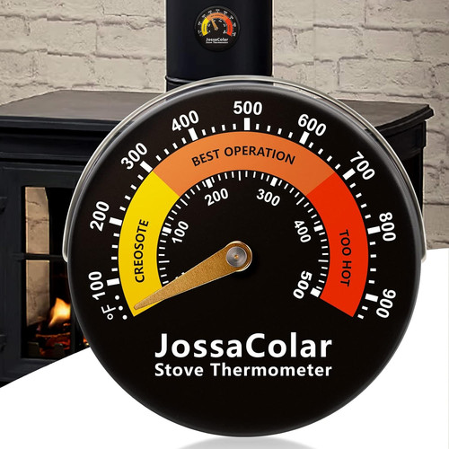 Magnetic stove thermometer - stove,