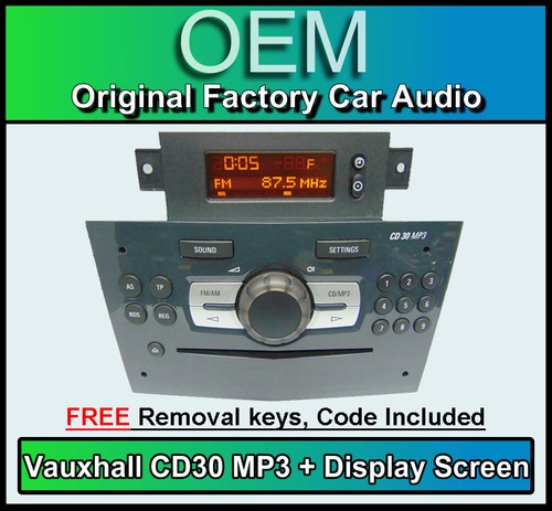 Vauxhall corsa cd30 mp3 - vauxhall,